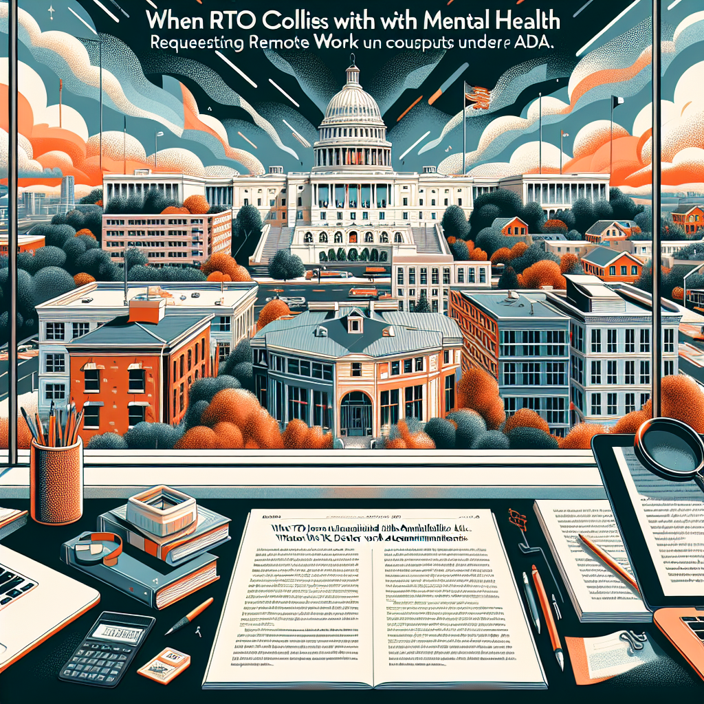 When RTO Collides with Mental Health: Requesting Remote Work Under ADA