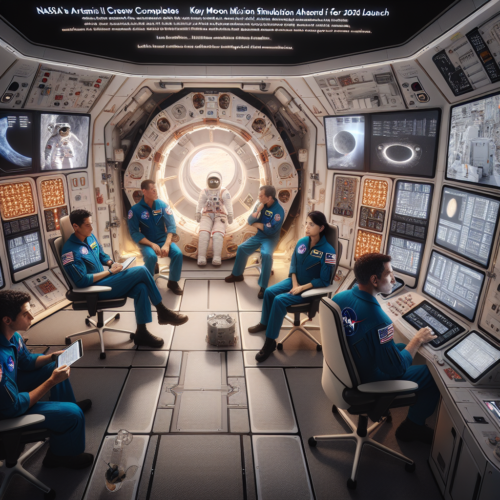 NASA’s Artemis II Crew Completes Key Moon-Mission Simulation Ahead of 2026 Launch