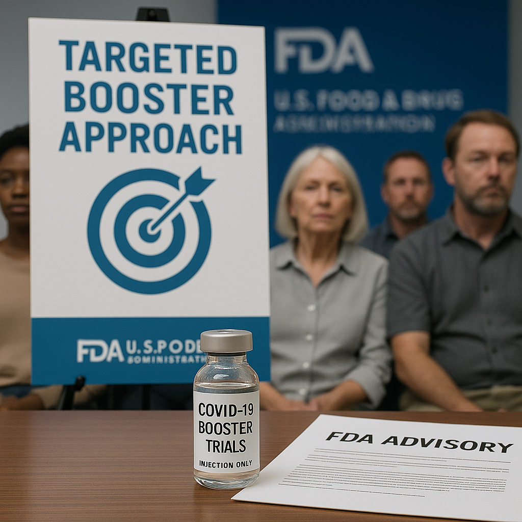 FDA Shifts COVID Booster Policy, Mandates New Trials for Younger Adults