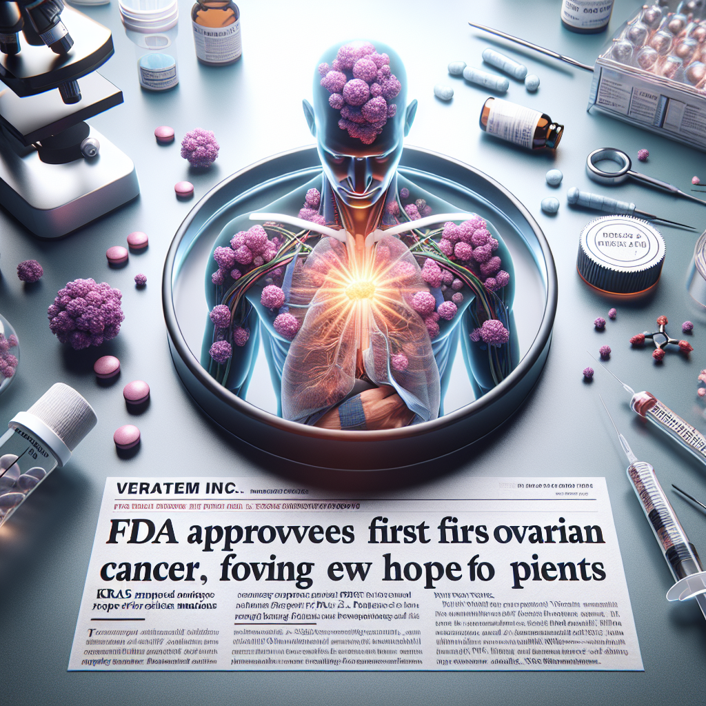 FDA approves first drug for rare ovarian cancer, offering new hope to patients