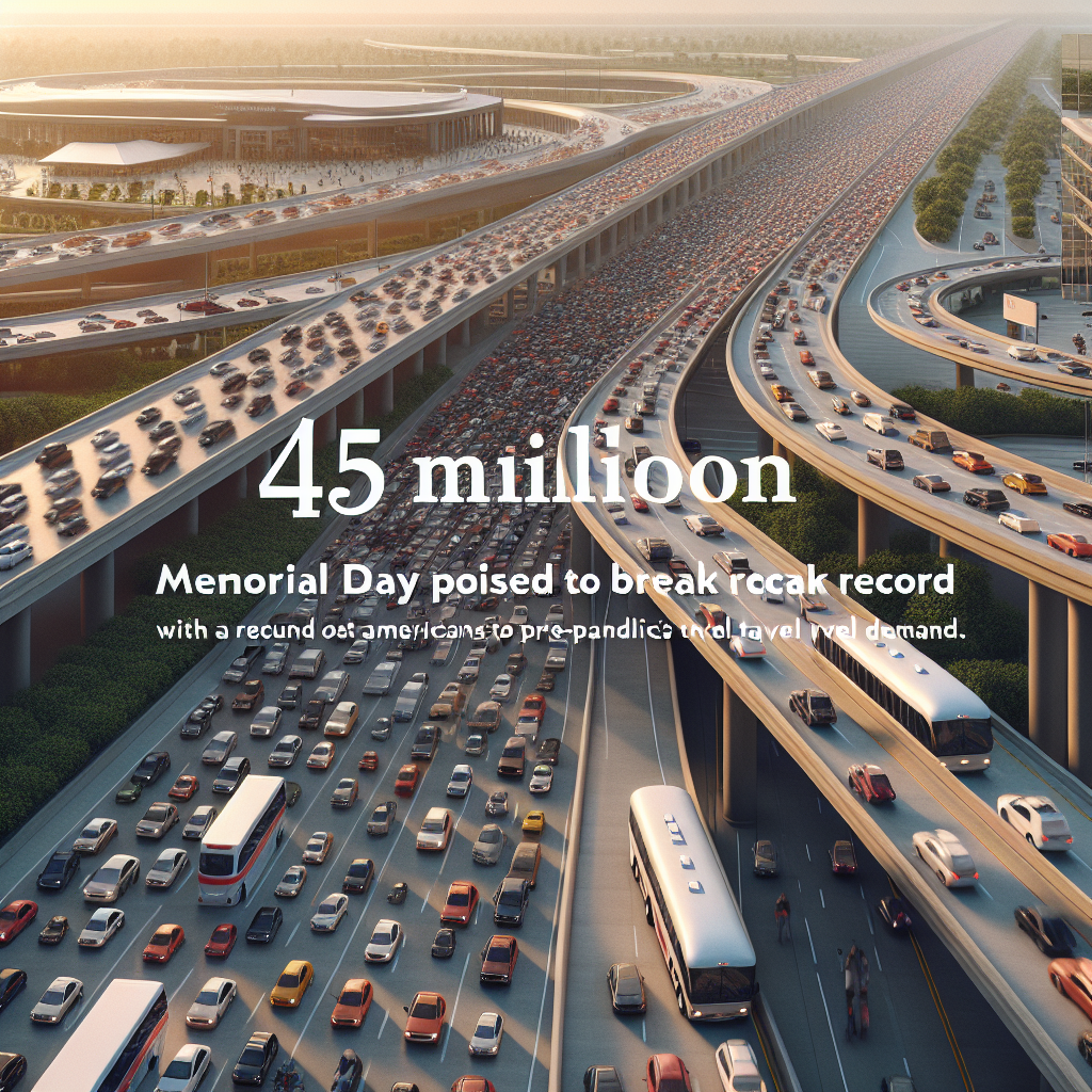 Memorial Day Travel Poised to Break Record with 45 Million Americans on the Move