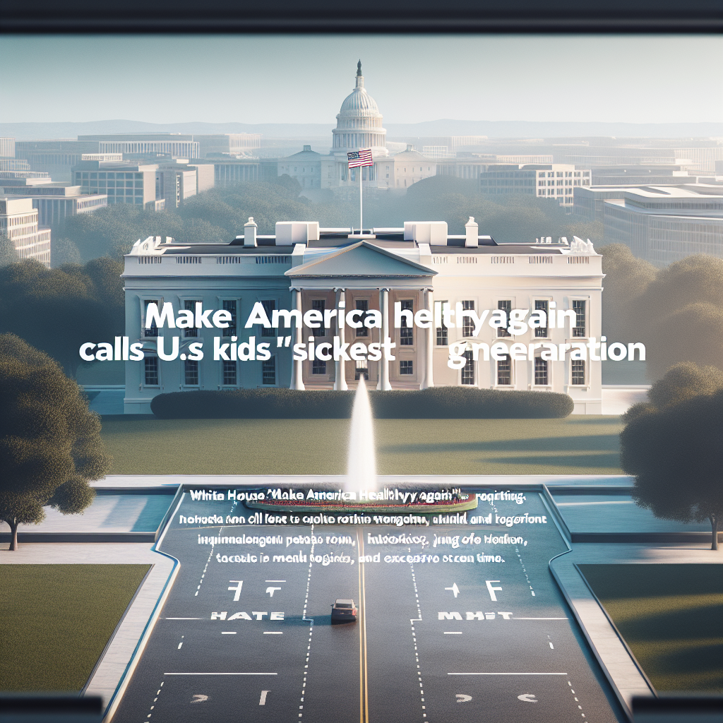 White House “Make America Healthy Again” Report Calls U.S. Kids the “Sickest Generation”