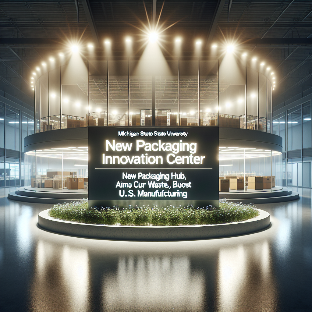 New Packaging Hub Aims to Curb Waste, Boost U.S. Manufacturing