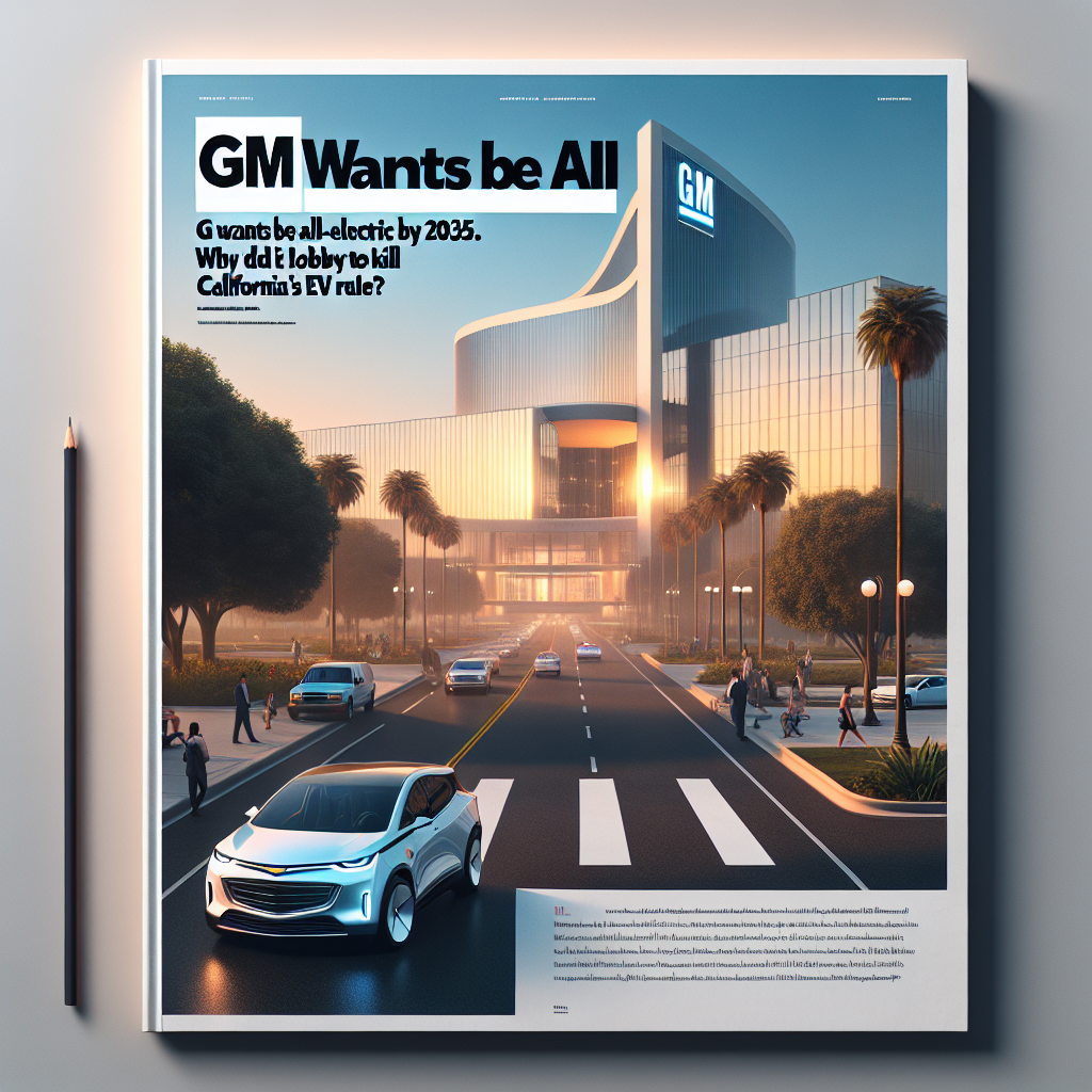 GM wants to be all-electric by 2035. Why did it lobby to kill California’s EV rule?