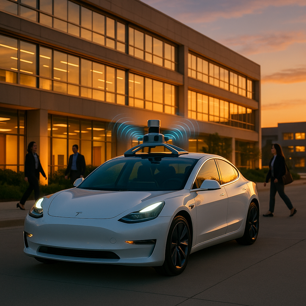 Tesla Begins Employee Robo-Ride Trials
