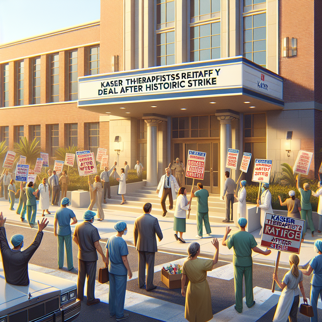 Kaiser Therapists Ratify Deal After Historic Strike