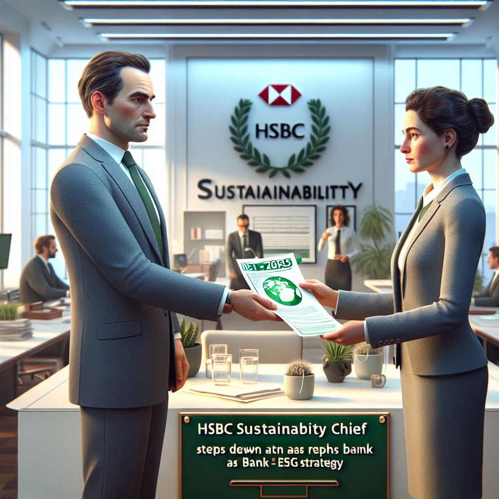 HSBC Sustainability Chief Steps Down as Bank Rethinks ESG Strategy