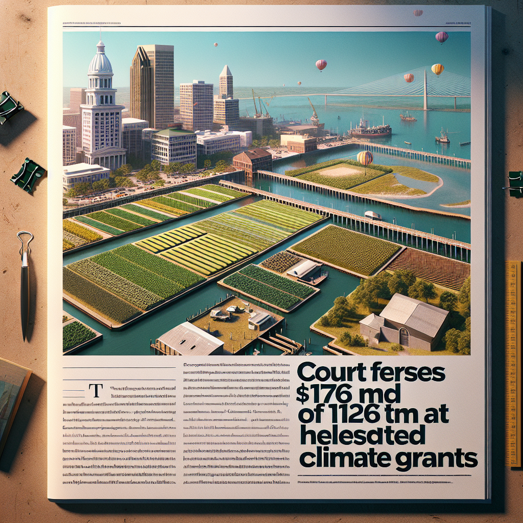 Court Forces Release of $176 M in Halted Climate Grants