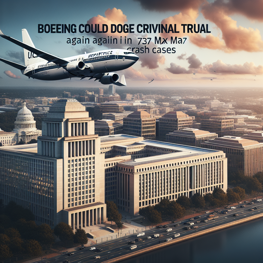 Boeing Could Dodge Criminal Trial Again in 737 MAX Crash Cases