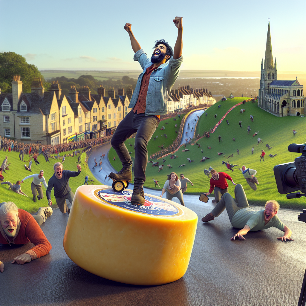 German YouTuber Triumphs Again at Perilous Cooper’s Hill Cheese Rolling Contest