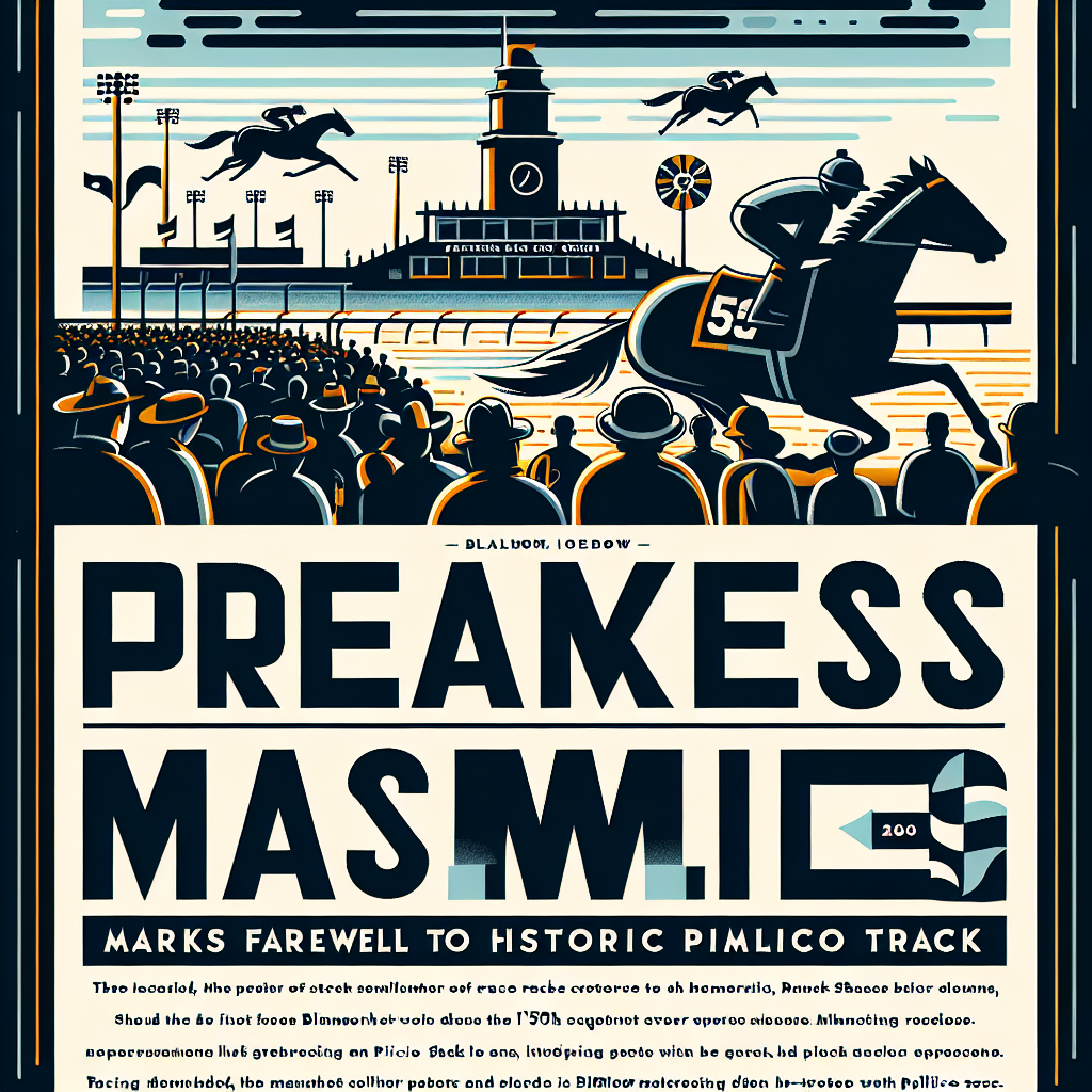 Preakness Stakes Marks Farewell to Historic Pimlico Track