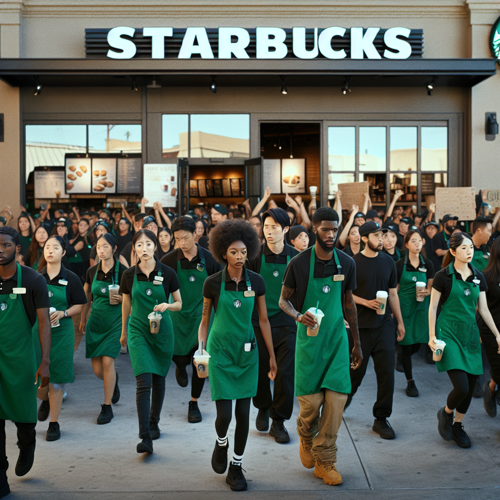 Starbucks Workers Strike Again Over Dress Code and Staffing
