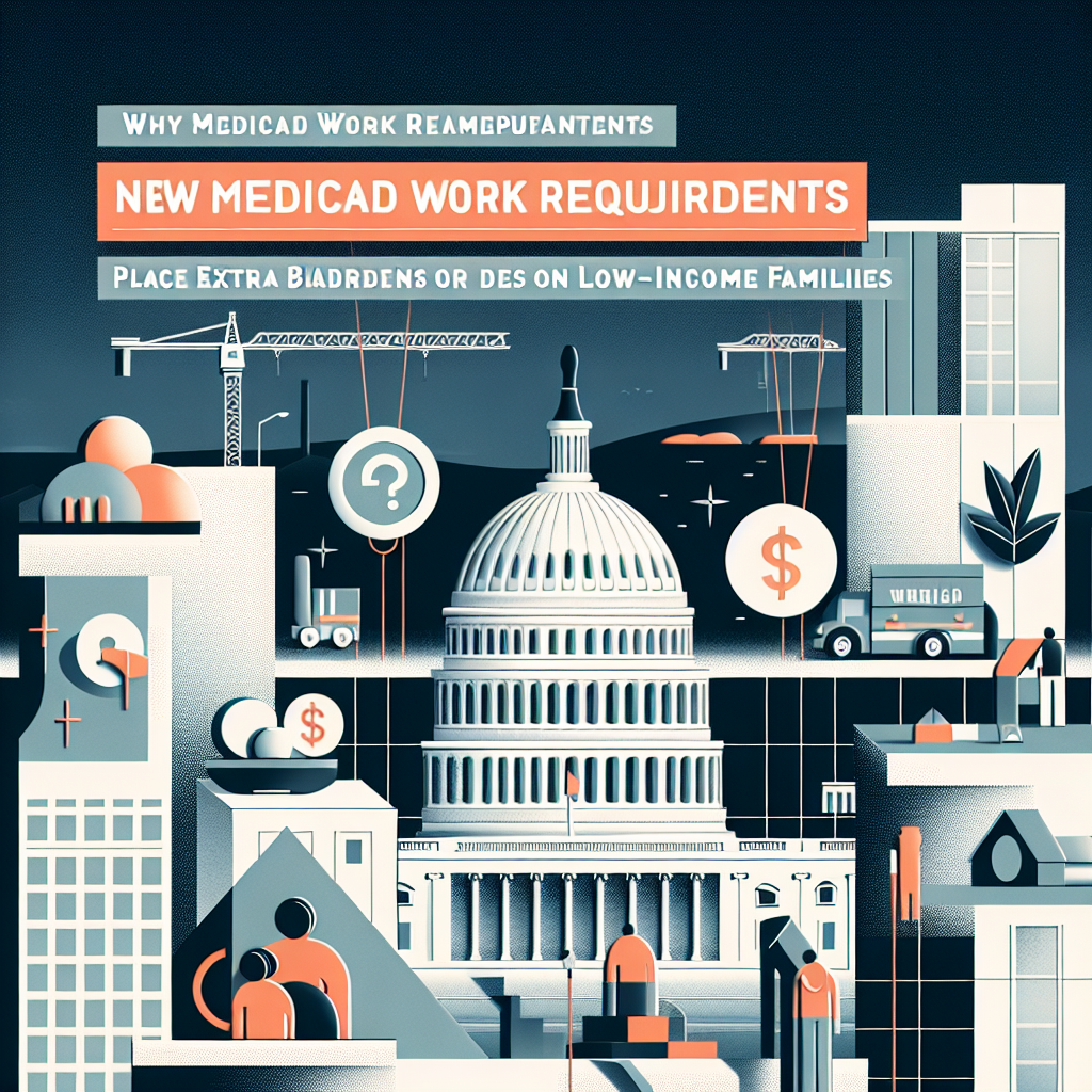 Why Medicaid work requirements place extra burdens on low-income families
