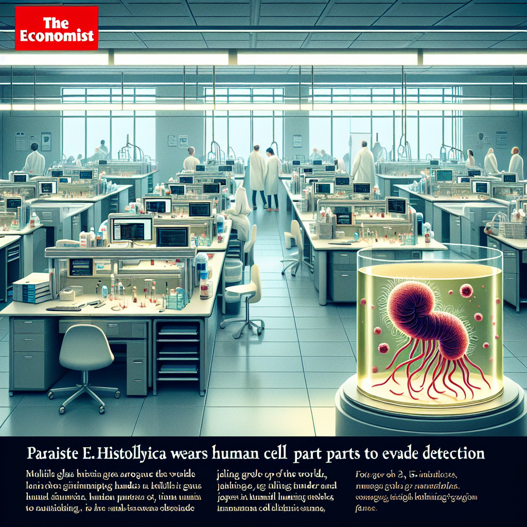 Parasite E. histolytica Wears Human Cell Parts to Evade Detection