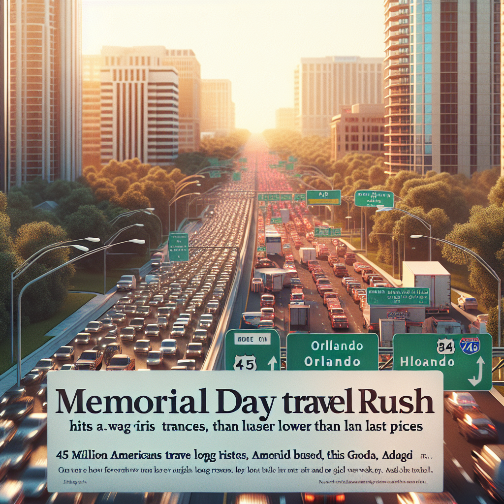 Memorial Day Travel Rush Hits Record Highs, Gas Prices Lower than Last Year